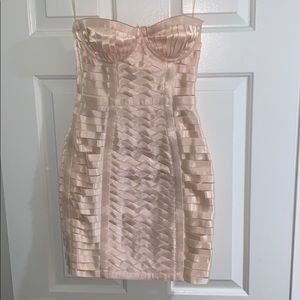 House of London Strapless Corset Dress